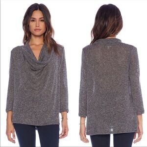Soft Joie Estee Gray Cowl Neck Sweater Size Medium